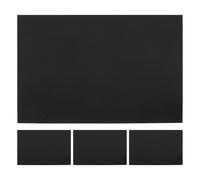 BAZEITFLOW 4pcs A4 Aluminum Laser Engraving Plates Black Anodized Metal Sheets 0.2mm Thin for DIY Crafting and Signage Professional Printing Compatibility Image Transfer