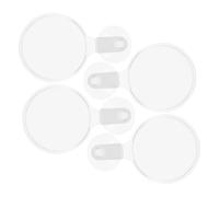 BAZEITFLOW 4pcs Acrylic Aquarium Glass with Cups High Definition Viewer for Fish Tanks Plants and Animals Easy Installation for Observing -landscapes