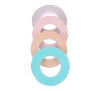 BAZEITFLOW 4pcs Adhesive Finger Tapes for Pipa Guzheng High Adhesion Breathable Material Sky Blue Light Pink Skin Tone Purple Gray Musical Instrument Accessories