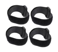 BAZEITFLOW 4Pcs Adjustable Rooster Neckband Anti-crowing Chicken Collar with Nylon Strap Safe Poultry Supply to Prevent Loud Crowing and Disturbance