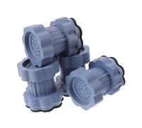 BAZEITFLOW 4Pcs Adjustable Washer Foot Pads Anti-vibration Stabilizer for Drum Washing Machines Non-slip Plastic Feet with Shock Absorbing Noise Reduction