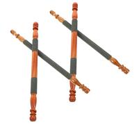 BAZEITFLOW 4pcs Bird Cage Perch Stands with Textured Grinding Surface for Budgies Parakeets Thrushes Cockatiels Lorikeets Conures Sanded Paw and Beak Care Accessories