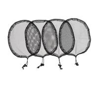 BAZEITFLOW 4pcs Breathable Ponytail Hairnets Elastic Wig Accessory Hair Bun Cover for Girls and Women Mesh Net Caps for Daily Use and Hair Styling