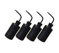 BAZEITFLOW 4pcs Curved Nozzle Rinse Bottles Multipurpose Squeeze Wash Bottles for Eyelash Extensions Salad Jam Storage Plant Watering and Lab Use