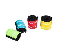 BAZEITFLOW 4pcs Drum Cymbal Mute Belts for Cymbals Professional Noise Reduction Practice Silencer Circles Hearing Protection Tape for Drum Practice