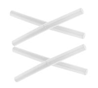 BAZEITFLOW 4pcs Dual-ended Silicone Lip Brushes with Cap for Lipstick Lip Gloss and Eyeshadow Soft Non-irritating Makeup Applicators with Glitter Design Travel-friendly Beauty Tools