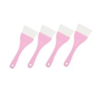 BAZEITFLOW 4pcs Facial Mask Applicator Brush Lightweight Beauty Tool for Gentle Skincare Application Portable Washable Cosmetic Accessory for Face Mask Cleansing