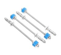 BAZEITFLOW 4pcs Galvanized Iron Wedge Anchor for Central Air Conditioning Indoor Unit Hanging Rods with Silent Vibration Dampening Quick Installation Ceiling Mount Hangers for Noise Reduction