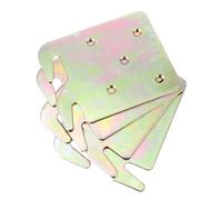 BAZEITFLOW 4pcs Heavy Duty Bed Frame Bracket Wood Bed Rail Hooks Plates for King Queen Rails Bunk Support Hinge Hardware Easy Installation