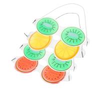 BAZEITFLOW 4pcs Kids Cooling Gel Ice Eye Masks Reusable Cold Compress Patches Fruit Pattern Pvc Eye Covers for Sleep and Pain Relief