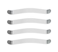 BAZEITFLOW 4pcs Metal Guitar String Splitter for Separating Strings and Light Repairs White Guitar Maintenance Tool for Fret Works