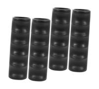 BAZEITFLOW 4pcs Non-Slip Walker Hand Grips Replacement Parts for Wheelchairs and Walkers Handlebar Covers with Stylish Design Comfortable Grip for Improved Mobility and Control Black
