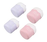 BAZEITFLOW 4pcs Portable Facial Foam Maker for Cleanser Handheld Bubble Foamer Bottle for Deep Cleansing Compact Travel Skincare Tool Easy to Use Foam Dispenser for Daily Facial Care