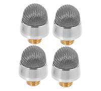 BAZEITFLOW 4pcs Replacement Stylus Tip Refills with External Thread Fiber Mesh for Capacitive Touchscreen Pens Precision Conductive Pen Tips Compatible with Smartphones Tablets Easy to