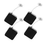 BAZEITFLOW 4pcs Retractable Security Cable Lock Box with 1m Stainless Steel Anti-Theft Wire, Automatic Retractable Telescopic Cable Holder for Electronics Protection in Retail Display