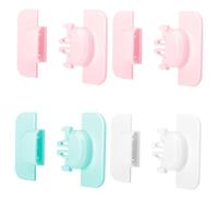 BAZEITFLOW 4pcs Safety Refrigerator Door Locks Childproof Freezer Latch Easy Adult Use Prevents Accidental Opening for Cabinets Random Colors Random Color