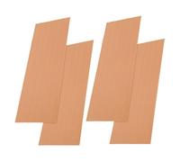 BAZEITFLOW 4pcs Self-Adhesive High Heel Protective Caps with Water Ripple Anti-Slip Grip Noise-reducing Sole Pads for Women S Boots and Shoes Khaki