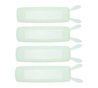 BAZEITFLOW 4pcs Silicone Tv Remote Control Covers with Glowing in The Dark Feature and Easy Removal, Cute Rabbit Ear Design for Living Room and Home Use, Protective Dustproof Case