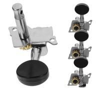 BAZEITFLOW 4pcs Ukulele Head Tuners Open Pegs for Ukulele Solid Design Mellow Authentic Sound and String Guitars