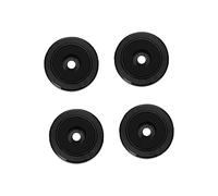 BAZEITFLOW 4pcs Vibration Amplifier Feet Pads with Detachable Rubber Ring Aluminium Alloy Speaker Isolation Stands for Improved Sound Clarity and Bass Response Furniture Vibration Absorbers