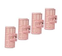 BAZEITFLOW 4pcs Women Bang Roller Hair Curling Clips No Heat Styling Supplies for Fine Hair Random Color