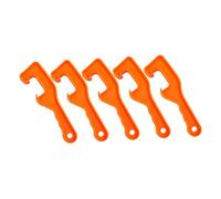 BAZEITFLOW 5 pcs Heavy Duty Bucket Lid Wrench Manual Paint Pail Opener for Kitchen and Home Labor Saving Tool with Fit for Plastic Pails and Buckets