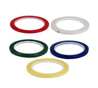 BAZEITFLOW 5 Rolls Violin Practicing Stickers Fiddle Scale Tape with Phoneme Labels for Beginners Easy to Use Portable Finger Positioning Tapes Colors Red Yellow White Green Blue