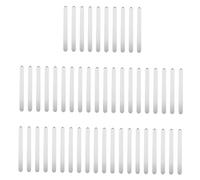 BAZEITFLOW 50 Pcs Reusable Acrylic DIY Ice Cream Sticks with Rounded Edges for Safe Crafting Practical Popsicle and Cake Pop Making Material Dessert Helper