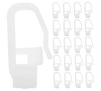 BAZEITFLOW 50pcs Curtain Track Glider Rollers for Sliding Rail System Compatibility with Curtains and Drapes Stable Design for Smooth Silent Operation Easy Installation for Home and Office