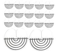 BAZEITFLOW 50pcs Hair Extension Heat Shield Guards Scales Hair Bonding Spacer Pads Salon Protector for Scalp Heat Protection Tools