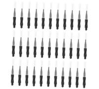 BAZEITFLOW 50pcs Micro Eyebrow Brushes with Cap for Professional Brow Grooming and Eyelash Lamination Sturdy Skin-friendly Applicators for Natural Lash Separation and Precise Makeup Tool