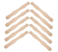 BAZEITFLOW 50pcs Natural Wood Tongue Depressors Medical Grade Mouth Diagnostic Sticks Safe Disposable Oral Care Tool for Clinic and Healthcare Use