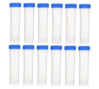 BAZEITFLOW 50pcs Plastic Self-standing Centrifuge Tubes with Screw Caps Laboratory Tubes for Biochemistry Molecular Biology Precise Measurement Sample Storage Random Color