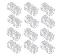 BAZEITFLOW 50pcs Reusable Fake Ice Cubes Acrylic Ice Cubes Photography Props for Wedding Party Decorative Filler
