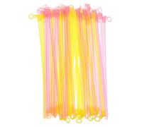 BAZEITFLOW 50pcs Reusable Lantern Sticks Bulk with Rounded Corners Smooth Edges Comfortable Handheld Poles for DIY Paper Lanterns Festival Party Craft Supplies in Pink and Yellow