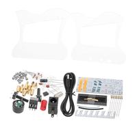 BAZEITFLOW 51 Mcu Electronic Harp DIY Soldering Kit with Laser-cut Lyre Components and Shell Electronic Musical Instrument Parts for Soldering Practice