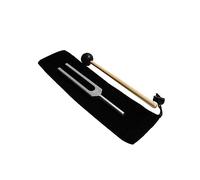 BAZEITFLOW 512 Hz Aluminum Alloy Tuning Fork Silicone Hammer and Carry Bag, Clinical Grade Medical Tuning Fork Instrument for Nerve Sensory and Audio Testing