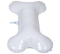 BAZEITFLOW 5Pc Bone-Shaped Foil Balloons Party Decorations for Valentine’S Day and Birthday Celebration, White Pearl Bone Balloons for Singles Dog Theme Event and Sport Props