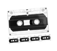 BAZEITFLOW 5pcs Blank Cassettes for Music Cassette Tapes for Recording for Music Plastic
