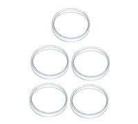 BAZEITFLOW 5pcs Borosilicate Glass Cell Culture Petri Dishes Thickened Clear Design Stable Base Laboratory Teaching Experiment Use