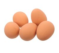 BAZEITFLOW 5pcs Dog Bouncy Egg Interactive Rubber Pet Balls for Small to Dogs Puppy Enrichment Indoor Outdoor Play Chew for Brain Stimulation