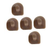 BAZEITFLOW 5Pcs Flute Button Mats Rubber Bricks Smooth Mute Pads Instrument Accessories for All Flute Types Portable Replacement