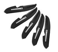 BAZEITFLOW 5pcs Folding Beard Comb for Men Portable Pocket Travel Mustache Comb Smooth Plastic Teeth for Gentle Styling Detangling Everyday Grooming Lightweight Design for All Hair Types