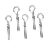 BAZEITFLOW 5pcs Heavy Duty Stainless Steel Expansion Hook Bolts with Spring for Manhole Cover Lifting Ring Anti-rust Masonry Anchor Suitable for Brickwork Ceiling Fixings