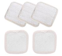 BAZEITFLOW 5pcs Natural Loofah Bath Scrubber Sponges with Beige Edges Gentle Dead Skin Remover for Body Exfoliation and Ergonomic Shower Sponge for Adults Skin Care and Smooth Texture