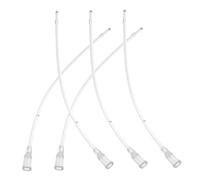 BAZEITFLOW 5pcs No Mess Bird Feeder for Newborn Birds Peanut Feeders for Pet Supply Feeding Hose