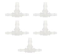 BAZEITFLOW 5pcs Plastic T-junction Connector T Connectors for Pipe Pipe Aquarium Air Tee Joints Water Joint Air Line Fittings Fish Tank Divider Hose