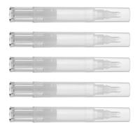 BAZEITFLOW 5pcs Refillable Lip Gloss Tubes Portable Empty Lip Glaze Bottles for Travel Daily Use Cosmetic Containers