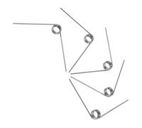 BAZEITFLOW 5PCS Replacement Flapper Spring for Refrigerator Door Equipment Fridge Door Spring Hinges for Enhanced Seal and Energy Saving Easy DIY Installation Multi Model Compatibility