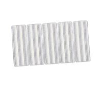 BAZEITFLOW 5pcs Self Adhesive Flat Mop Replacement Pads for Hardwood and Tile Floors Washable Reusable Microfiber Cleaning Heads with High Absorbency and Easy Dirt Removal Multipurpose Floor